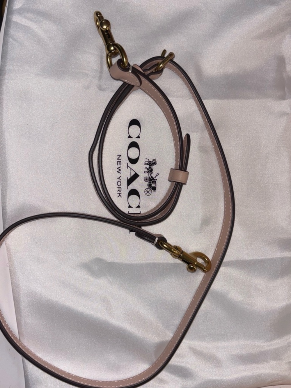 Coach Crescent Shoulder Bag in Dusty Rose - Picture 4 of 4